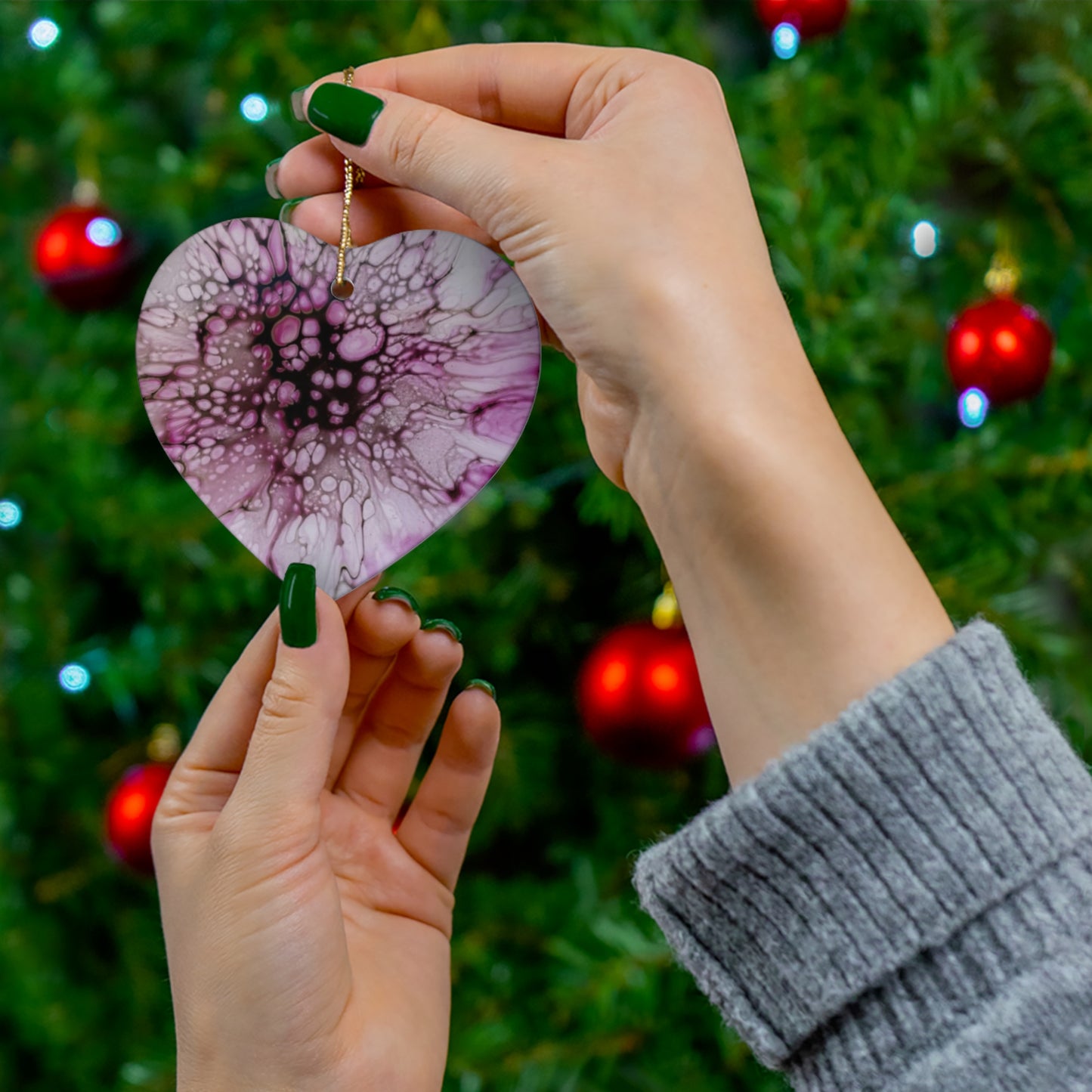 Ceramic Ornament, 4 Shapes