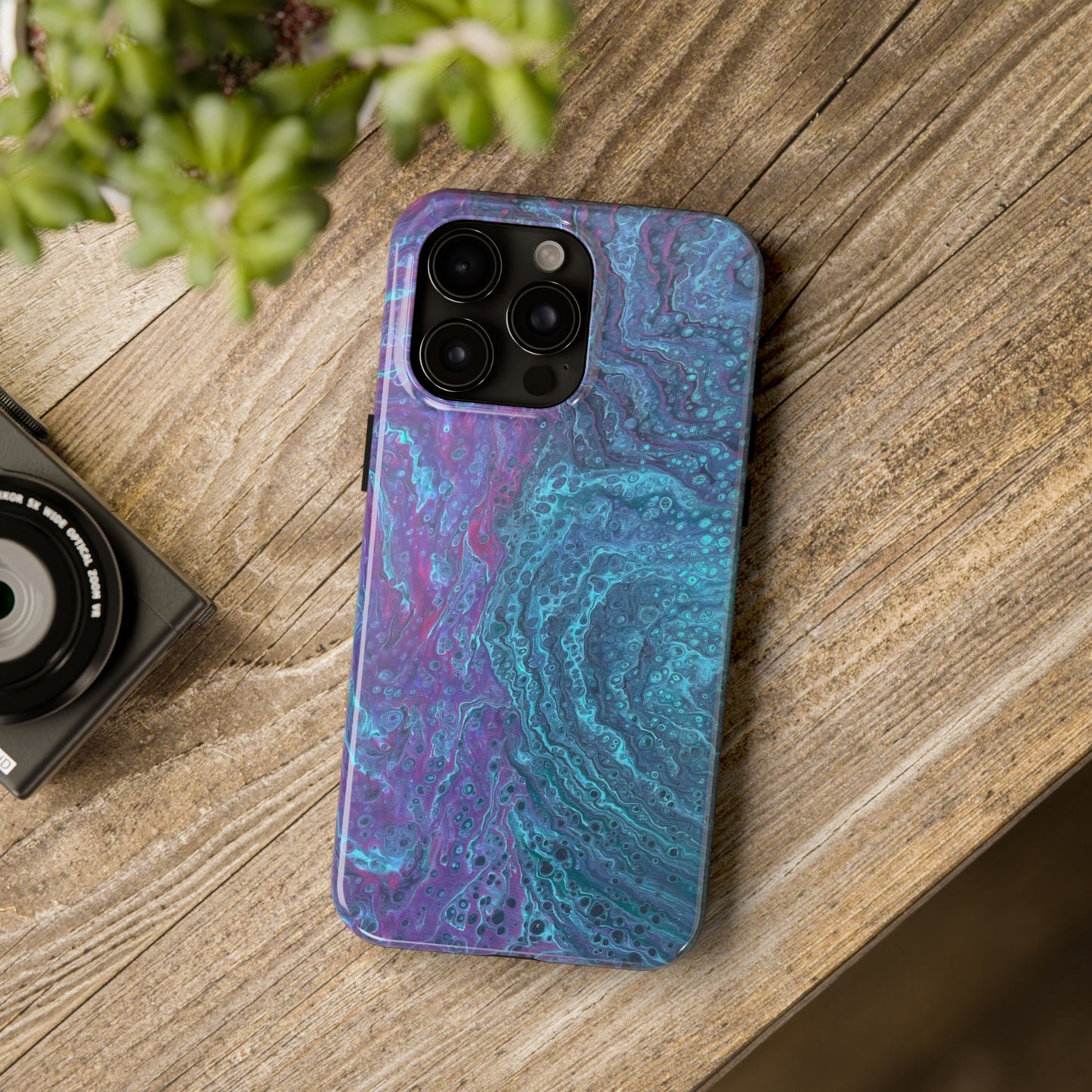 'Cosmic Tides' Tough iPhone Case