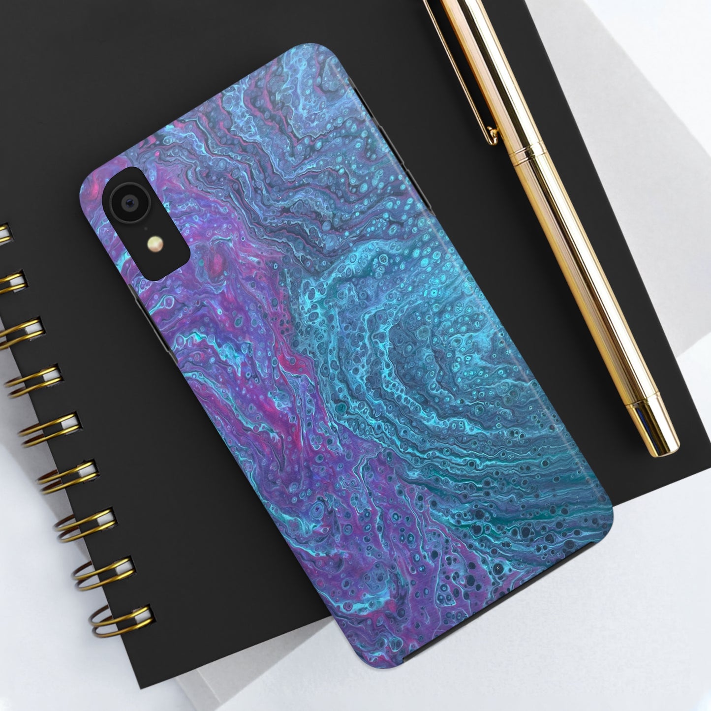 'Cosmic Tides' Tough iPhone Case