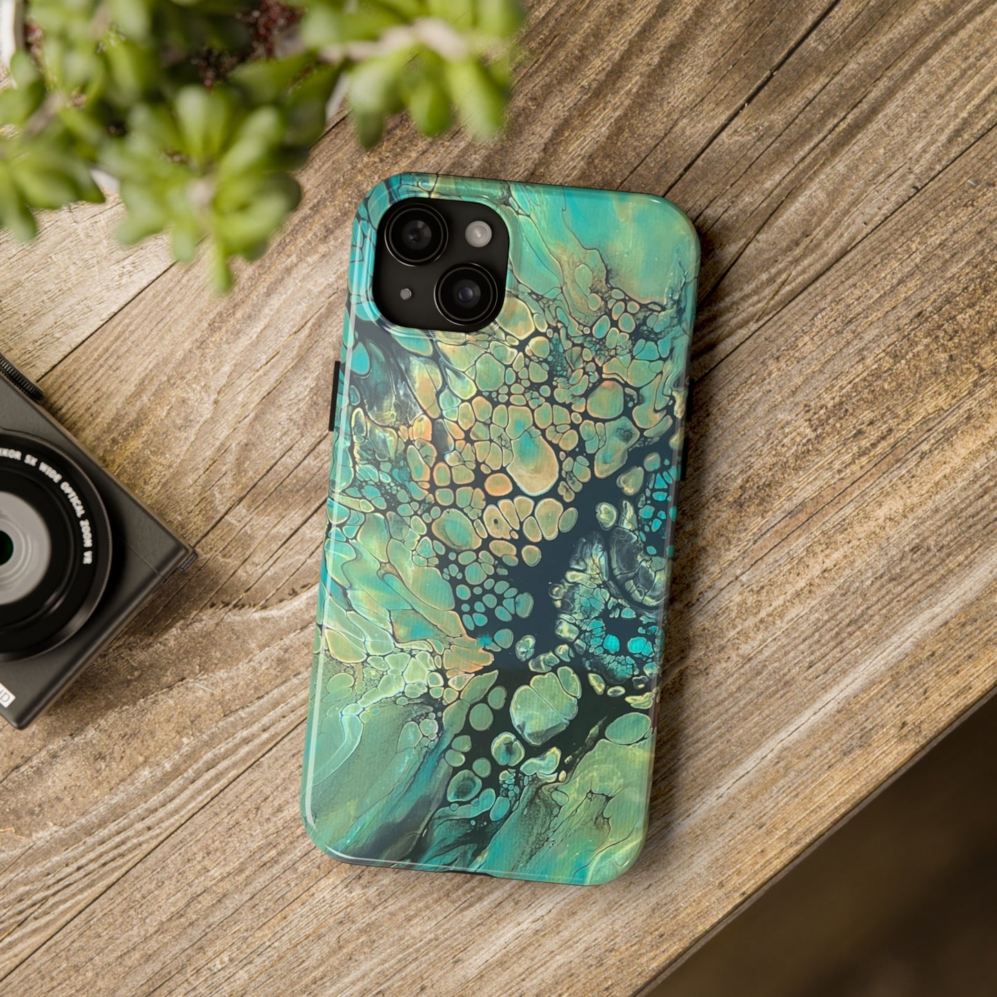 'Gilded Bubbles' Tough iPhone Case