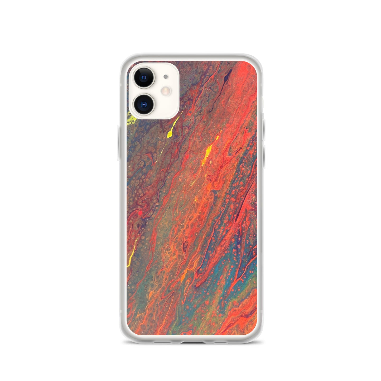 'Crimson Currents' iPhone Case