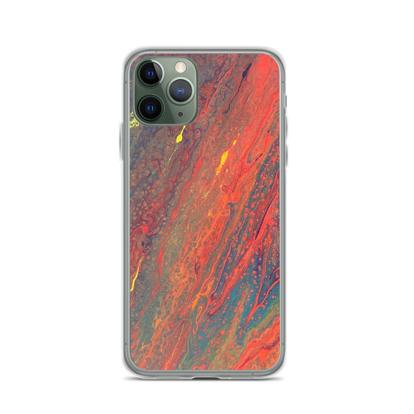 'Crimson Currents' iPhone Case