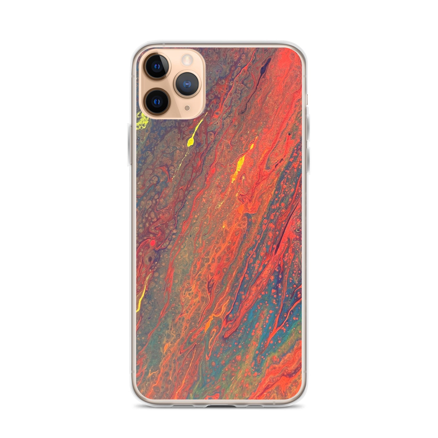 'Crimson Currents' iPhone Case