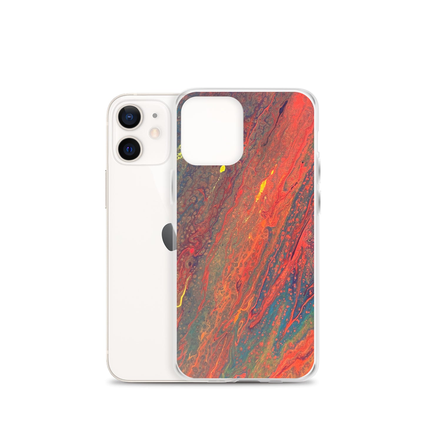 'Crimson Currents' iPhone Case