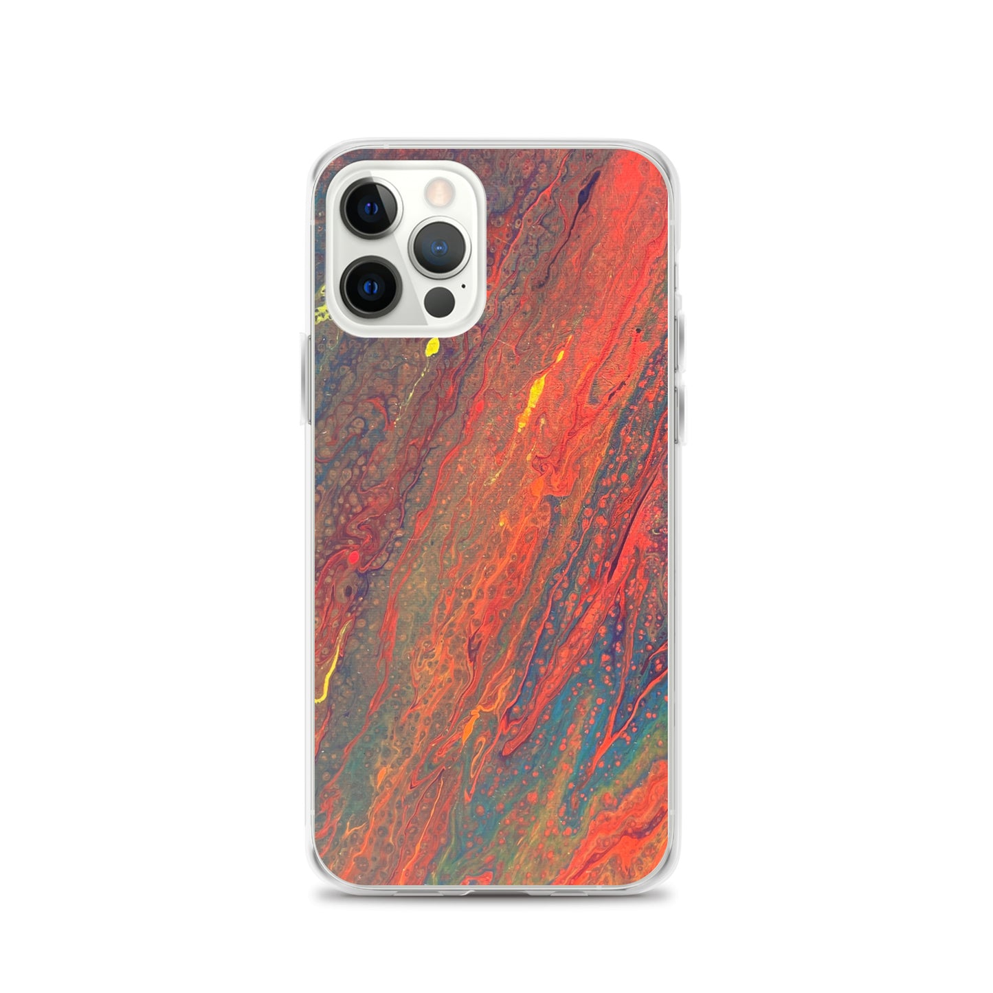 'Crimson Currents' iPhone Case