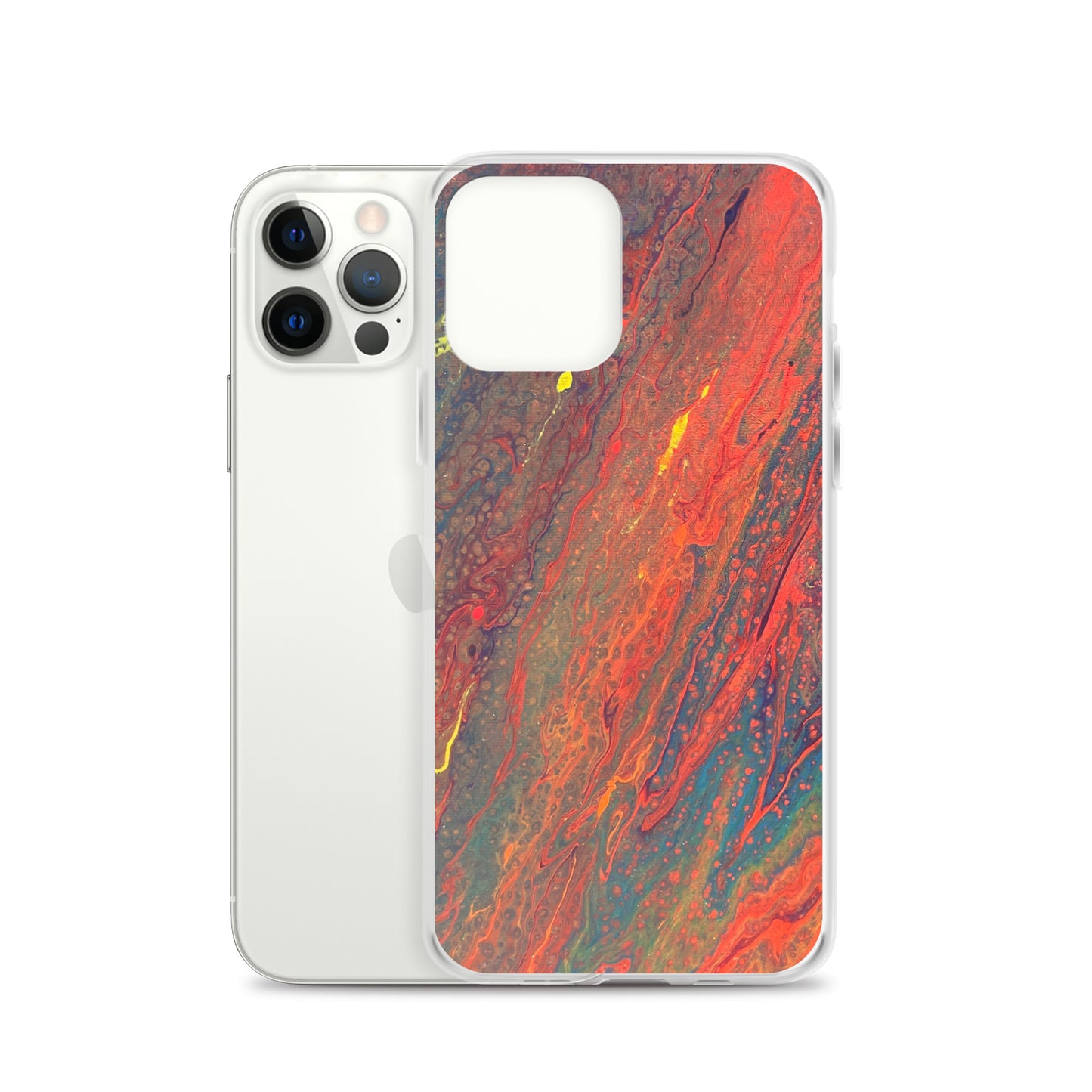 'Crimson Currents' iPhone Case