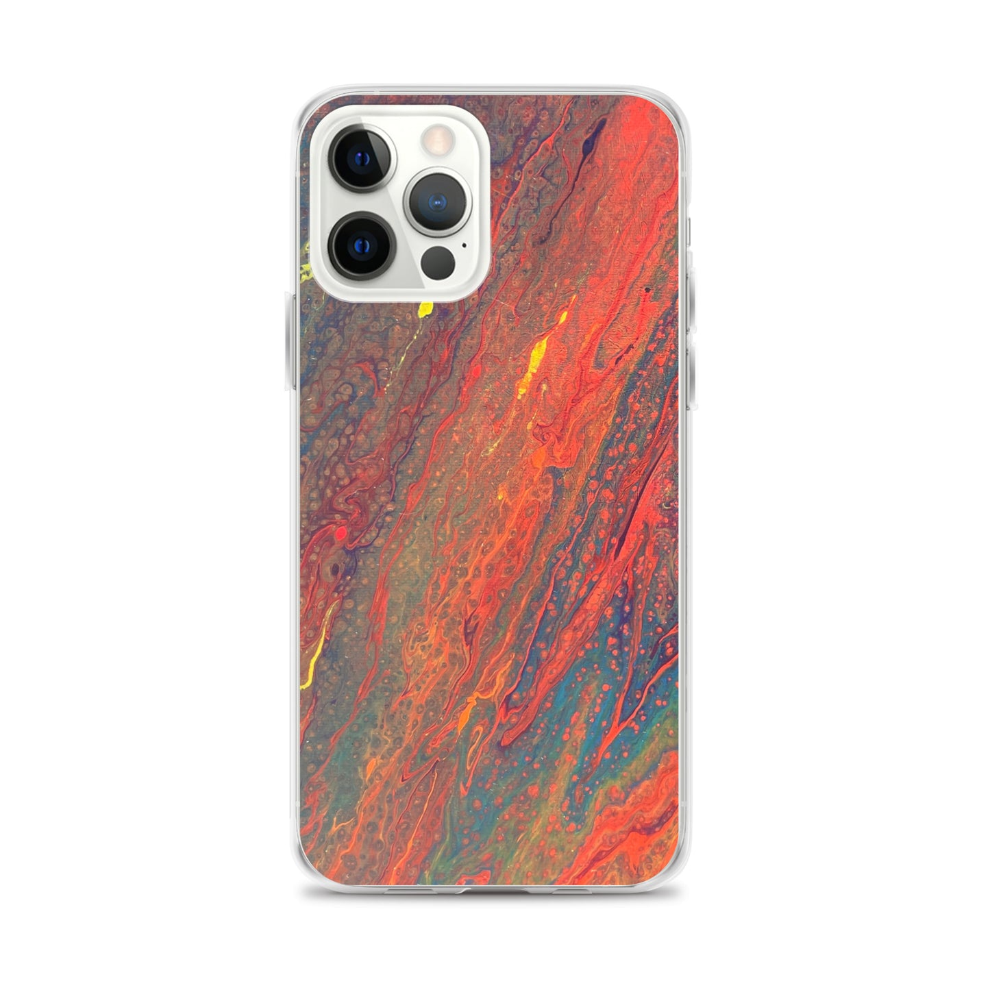 'Crimson Currents' iPhone Case