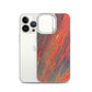 'Crimson Currents' iPhone Case