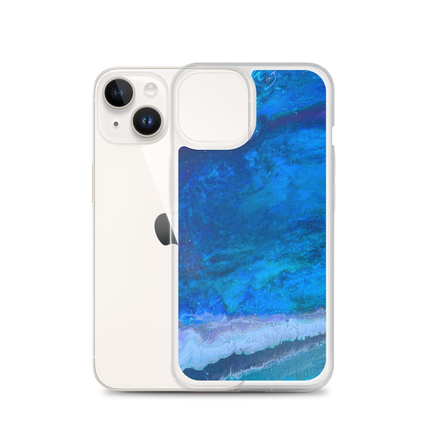 'Hazy Waves' iPhone Case