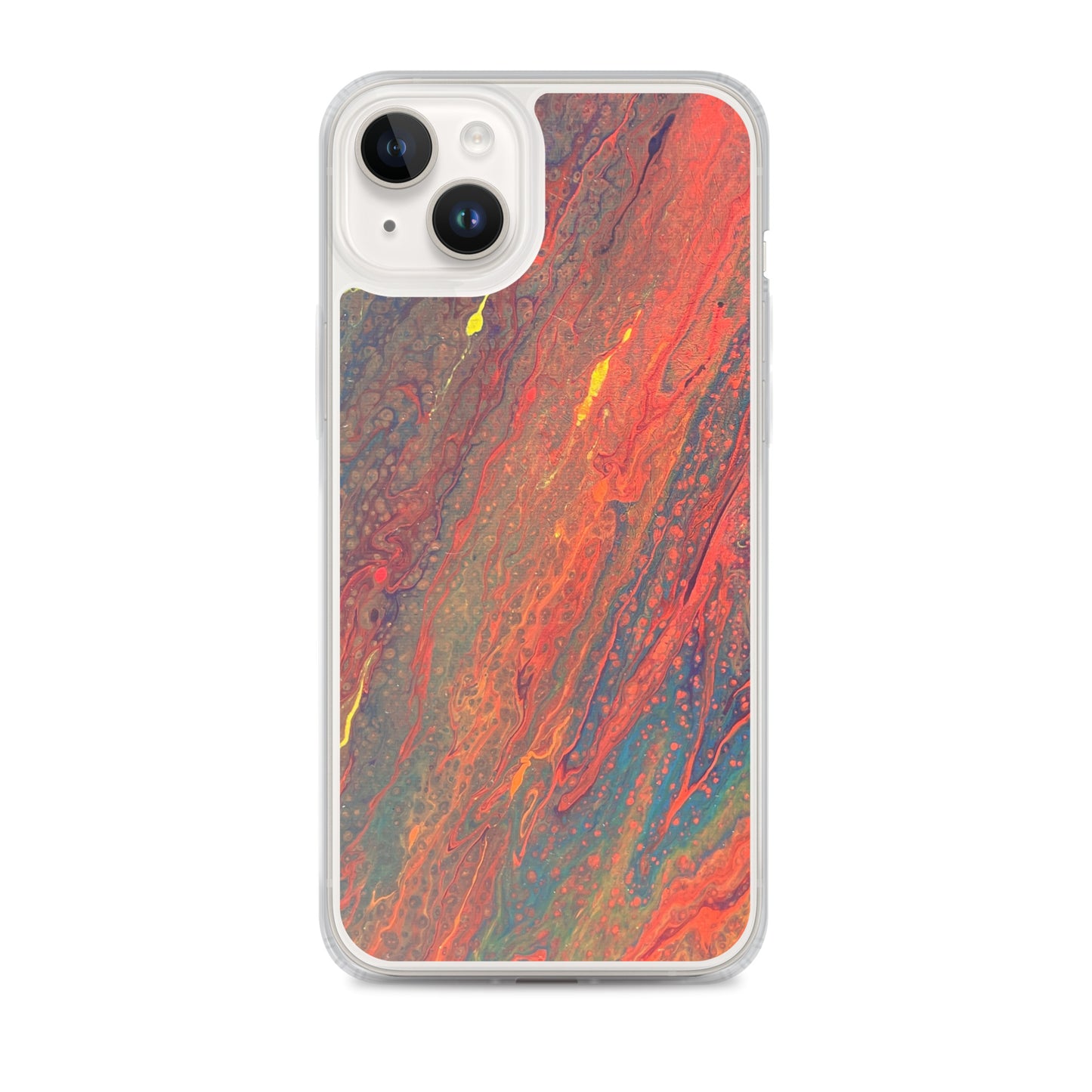 'Crimson Currents' iPhone Case