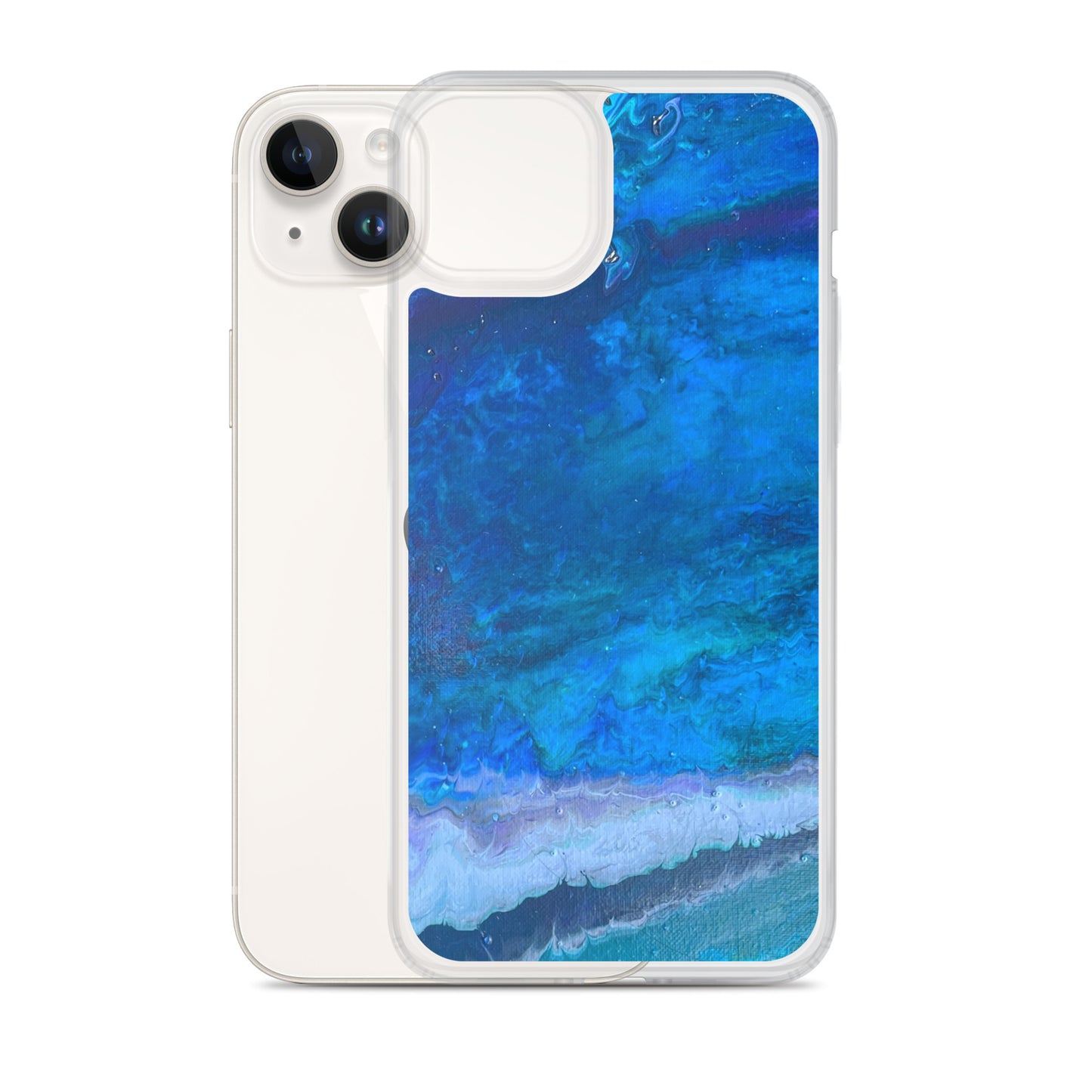 'Hazy Waves' iPhone Case