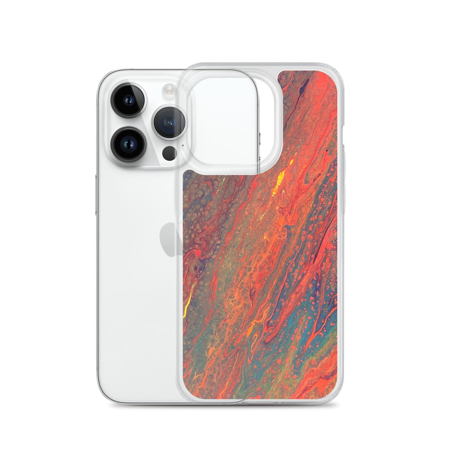 'Crimson Currents' iPhone Case