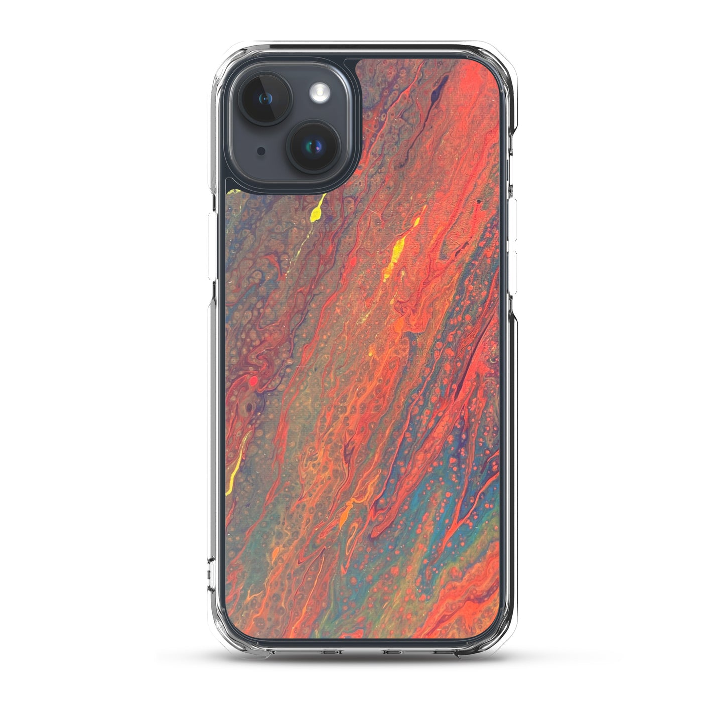 'Crimson Currents' iPhone Case