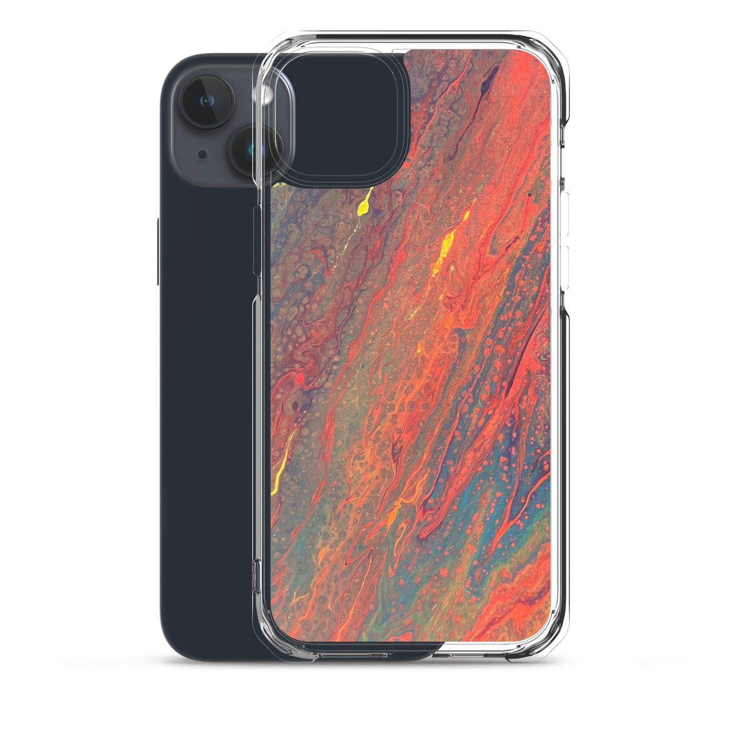 'Crimson Currents' iPhone Case