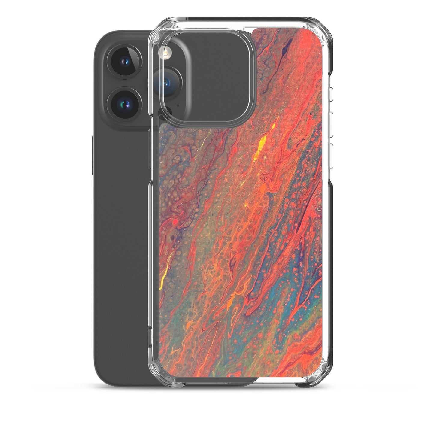 'Crimson Currents' iPhone Case