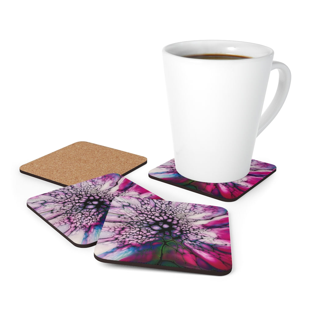 'Nebula' Corkwood Coaster Set