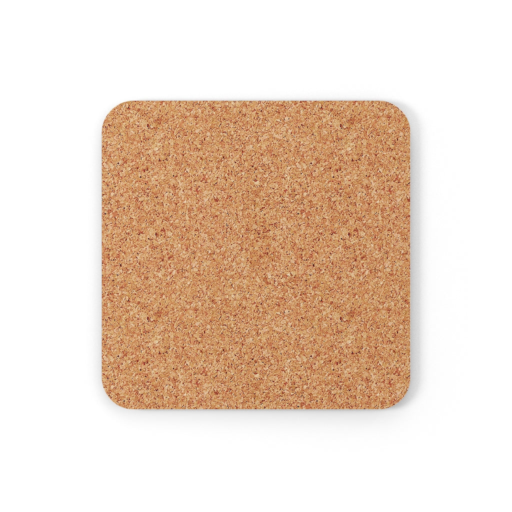 'Pink Sunshine' Corkwood Coaster Set