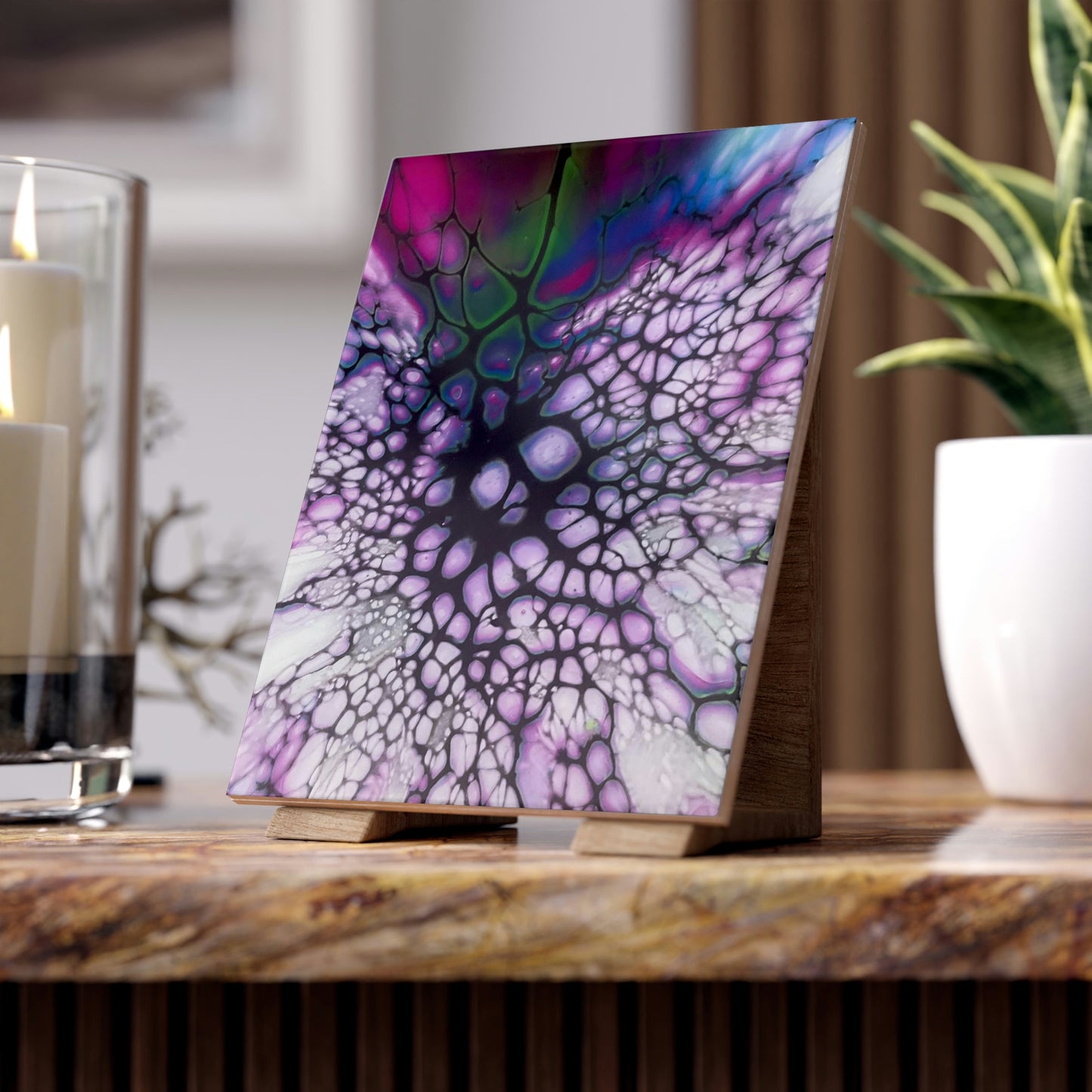 'Nebula' Ceramic Art Tile