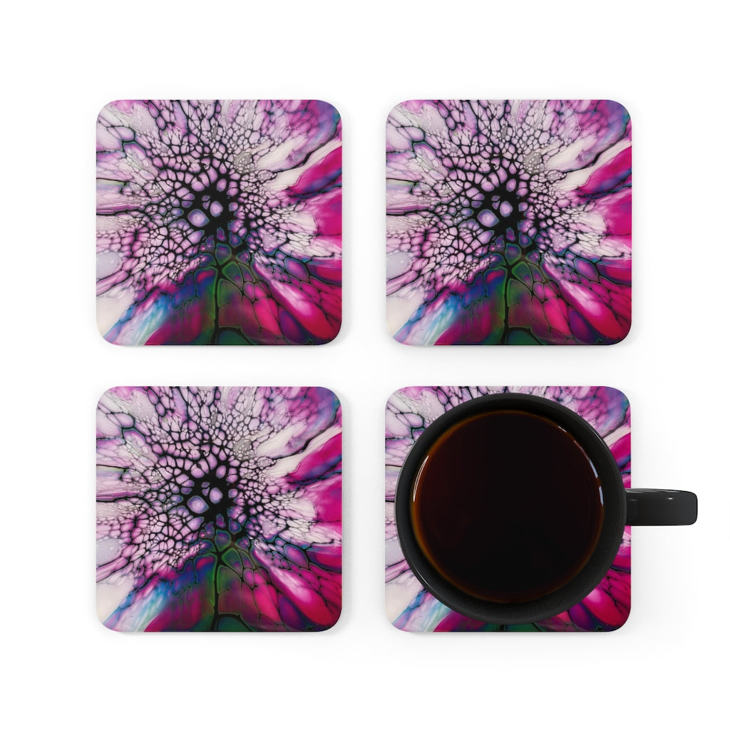 'Nebula' Corkwood Coaster Set